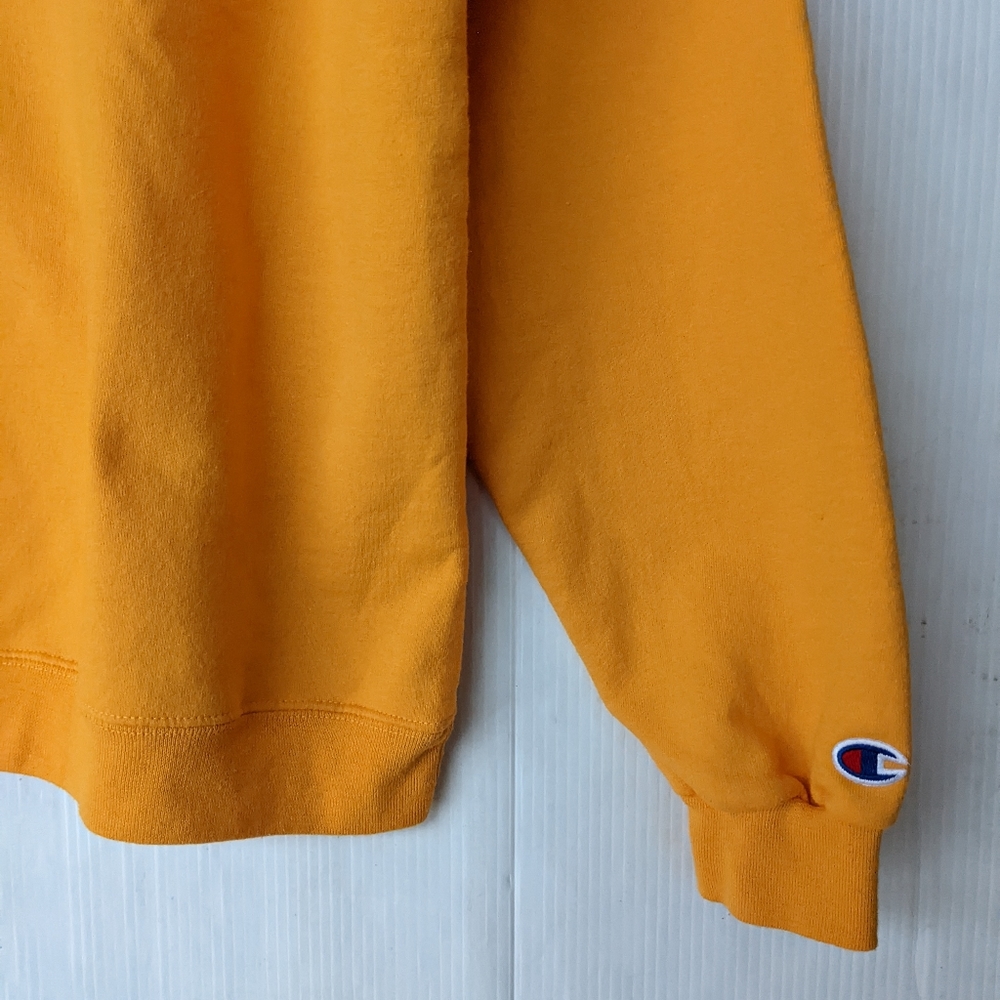 Champion St. Edward Goldenrod Yellow Crewneck Pull-Over Sweatshirt View 6